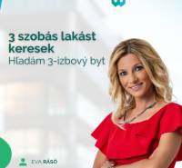 ☎️ 0918/197 701   PREDAJ A PRENÁJOM NEHNUTEĽNOSTI V OKRESE DUNAJSKÁ ST - Žena v červených šatách propaguje 3-izbový byt. Kontakt: Eva Rásó, 0918 197 701.