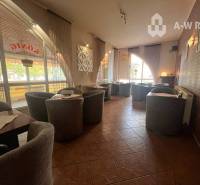 ☎️ 0918/197 701 SUPER INVESTÍCIA !  Znížená cena !!Obchodný priestor n - Obchodné priestory so sedačkami, tehlovou stenou a veľkými oknami.