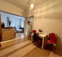 ZNÍŽENÁ CENA!!! Apartmánový dom na predaj vo Veľkom Mederi - Kuchyňa a obývačka v Rodinnom dome s podlahou s dreveným dekorom.