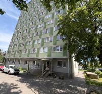 Na prenájom garzónka s balkónom v Petržalke - Zeleň a panelový dom v Bratislave - Petržalke, vhodné na bývanie v garsónke.