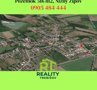 PREDAJ – Stavebný pozemok 516 m², Nižný Žipov, ul. Východná - Letecký pohľad na pozemok - bývanie, Nižný Žipov, Východná, s kontaktom na reality.
