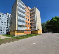 2 - izbový byt Trenčianske Teplice 47m2 + balkón  - Bytový dom na Štvrti SNP v Trenčianskych Tepliciach, obklopený zeleňou a cestou.
