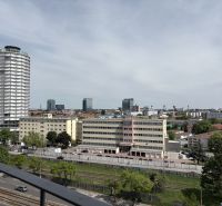 Prenájom 2i-byt s lodžiou s krásnym výhľadom na Račianskej ulici - Výhľad na panorámu Bratislavy z Račianskej ulice, neďaleko 2-izbového bytu.