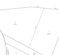 PREDAJ - Rekreačný pozemok v Stupave - Mástske Grefty - Katastrálna mapa s pozemkami na rekreačné účely v Stupave, lokalita Lintávy.