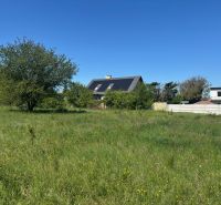 LUKRATÍVNY SP V BUDMERICIACH NA VÝSTAVBU RD ALEBO  BYT.DOMOV - 4459 m2 - Pozemky - bývanie na predaj na J.Rašu v Budmericiach so zeleňou a domom v pozadí.