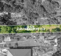 Rozvojový pozemok s existujúcou zástavbou – Jadranská ulica, Bratislav - Letecký pohľad na záhradu s rozlohou 920 m², Pozemky - bývanie, Jadranská, Bratislava IV.