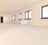 VÝNIMOČNÁ INVESTIČNÁ PRÍLEŽITOSŤ! ADMINISTRATÍVNY PRIESTOR (127,87 m²) - Priestranné kancelárie s veľkými oknami a svetlým interiérom, ideálne pre pracovné prostredie.