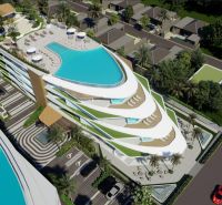SOLE MIO RESIDENCES PHUKET - Výstavba bytov v Phukete s bazénmi na streche a tropickou zeleňou.