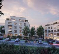 Na predaj 3-izbový byt s balkónom - B4 - Nové developerské obytné budovy obklopené zeleňou v lokalite Bratislava - Rača.