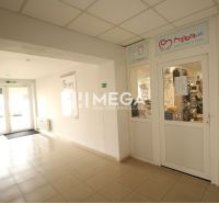 Na prenájom - priestor na prízemí 61,50 m2 na ul. Tolstého v meste Hum - Obchodné priestory s dlažbou a sklenenými dverami, v svetlom interiéri.