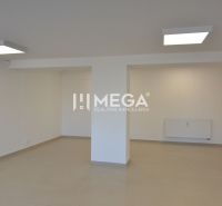 Na prenájom - priestor na prízemí 61,50 m2 na ul. Tolstého v meste Hum - Obchodné priestory s bielymi stenami a svetlou podlahou s dreveným dekorom.
