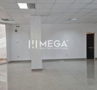 PRENÁJOM obchodného priestoru v centre Humenného (74 m2) - Priestranné obchodné priestory s dlažbou a presklenými dverami.