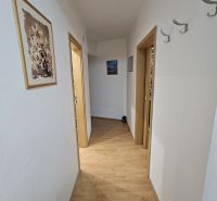 3 - izbový byt Žilina - Závodie, Exkluzívne - Chodba so svetlými stenami a podlahou s dreveným dekorom v 3-izbovom byte.