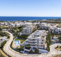 1-izbový apartmán s výhľadom na more, Estepona, Costa del Sol - Rekreačný apartmán v Estepona s výhľadom na more a bazénom.