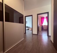 Na predaj: 4 izb.byt + BALKON + PIVNICA - Chodba s podlahou s dreveným dekorom v 4-izbovom byte.