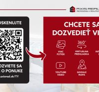 Pekný 2i byt, KLÍMA, LODŽIA, GARÁŽ, Ružinov, Kaštieľska - QR kód umožňuje prístup k detailom 2-izbového bytu vrátane virtuálnych prehliadok.