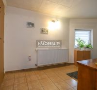 Predaj, rodinný dom Dolná Mariková - EXKLUZÍVNE HALO... - Chodba v rodinnom dome s dlažbou, svetlými stenami, rastlinami a dreveným nábytkom.