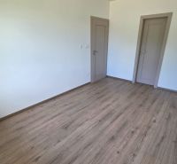 Bungalov v centre obce Cabaj v štandarde, Wágnerova ulica, Dom č.2 - Izba s podlahou s dreveným dekorom a dverami v Rodinnom dome.