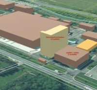 FORVIN TOWER - Predaj administratívnej budovy, Veľký Krtíš - Na obrázku sú znázornené priemyselné zvláštne nehnuteľnosti a budovy na ulici Liaz.