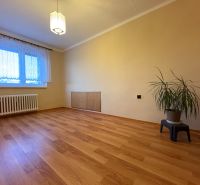 Na predaj: CENTRUM 3 izb.byt + LOGGIA + KLÍMA + PIVNICA - Izba v 3-izbovom byte s podlahou s dreveným dekorom a izbovou rastlinou.