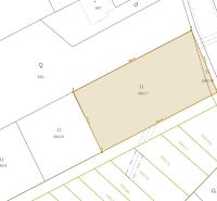 Na predaj stavebný pozemok o rozlohe 1440 m² v obci Soľ. - Katastrálna mapa vo Vranove nad Topľou zobrazujúca pozemok vhodný na bývanie.