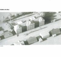 Jedinečná investičná príležitosť v Lučenci  - Architektonická štúdia budovy na Ulici Maxima Gorkého v Lučenci, zobrazenie strešných konštrukcií.