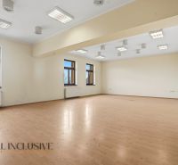  POLYFUNKČNÝ OBJEKT | CHRABRANY | TOPOĽČANY - Priestranná miestnosť s podlahou s dreveným dekorom, bielymi stenami a veľkými oknami.