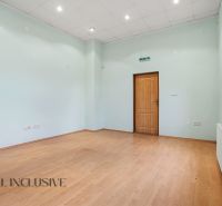  POLYFUNKČNÝ OBJEKT | CHRABRANY | TOPOĽČANY - Miestnosť v budove s podlahou s dreveným dekorom a drevenými dverami.