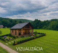 PREDAJ: rekreačný pozemok 564 m2;Bardejov-Zlaté; 39.900 € - Drevený dom obklopený zeleňou a upravenou záhradou na Rekreačných pozemkoch v Bardejove.