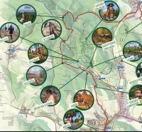 PREDAJ: rekreačný pozemok 564 m2;Bardejov-Zlaté; 39.900 € - Mapa cyklotrás a turistických chodníkov v okolí rekreačných pozemkov Bardejova.