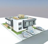Na predaj stav. pozemok s projektom, Dunajská Lužná - Vizualizácia dvojpodlažného domu s terasou a parkovaním v Dunajskej Lužnej, Pozemky - bývanie.