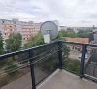2-izbový moderný byt, s garážovým státím  novostavba, Coboriho ulica - Výhľad z balkóna 2-izbového bytu na Coboriho ulici v Nitre.