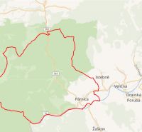 Predaj stavebných pozemkov v Párnici - Mapa zobrazujúca oblasť okolo Párnice, ideálna na pozemky - bývanie.