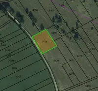 Vyšné Ružbachy – 1.016 m2 POZEMOK na CHATKU – Predaj - Satelitná mapa pozemkov v oblasti Starej Ľubovne, kategória Zvláštnych nehnuteľností.