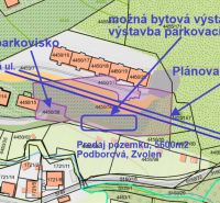 Predaj investičného pozemku. Podborová - Plánovaná cesta prechádza Ružovou ulicou vo Zvolene, pozemky - bývanie na predaj.