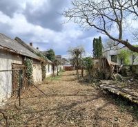 Starší rodinný dom s veľkým pozemkom, Devínska Nová Ves - Opuštený rodinný dom v Devínskej Novej Vsi, na Námestí 6. apríla, so zanedbanou záhradou.