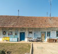 Stavebný pozemok 8 500 m² s podnikateľským potenciálom - Tradičný dom s modrým dekorom a starším nábytkom v Dolnom Lopašove (Pozemky - bývanie).