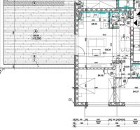 REZERVOVAÝ 3 izbový na predaj Tomčany, 136 m2 poschodie 3 terasa 59 m2 - Pôdorys 3-izbového bytu s rozmiestnením izieb a zariadení.