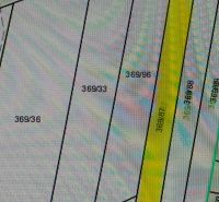 Atraktívny stavebný pozemok v Košútoch, 2470 m2, výhodná cena - Mapa pozemkov v lokalite Košúty pre bývanie, parcelné čísla a hranice pozemkov.