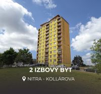 2 IZBOVÝ BYT | KOLLÁROVA | NITRA - Pohľad na žltú bytovku s 2-izbovým bytom na Kollárovej ulici v Nitre.