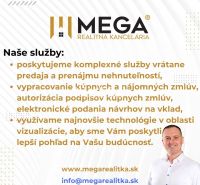 Na predaj garáž s pozemkom na sidl. IIA v meste Humenné - Realitná kancelária MEGA ponúka komplexné služby vrátane predaja, prenájmu a vizualizácie nehnuteľností.