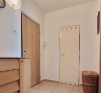 PRIESTRANNÝ BYT NA KARPATSKEJ ULICI, 80M2, SÁSOVÁ - Vstupná chodba s dlažbou a dreveným nábytkom v 3-izbovom byte.