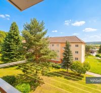 PREDAJ | 2-izb. byt 59 m² + loggia | Š. Michaľany - Výhľad z loggie 2-izbového bytu v Šarišských Michaľanoch na ulici Pod lesíkom.