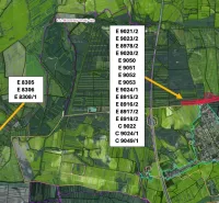 Moravský Svätý Ján – 1.580 m2 LES - Mapa poľnohospodárskych a lesných pozemkov v okolí Moravského Svätého Jána.