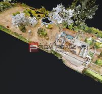 PREDAJ Záhradnej chaty s bazénom - Miloslavov - 3D model chaty v Alžbetinom dvore v Miloslavove s vonkajším priestorom a záhradou.