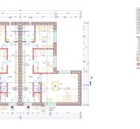 Moderná novostavba rodinného domu v obci Hôrka - Plán navrhovaných dvojdomov s parkoviskami a verejným chodníkom v meste Poprad.