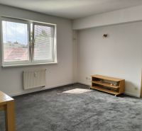 Prenájom dvoch 2-izbových bytov vedľa seba, Martin - centrum - Svetlá obývacia izba s kobercom a nábytkom v 2-izbovom byte.