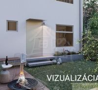 INVESTIČNÁ PRÍLEŽITOSŤ: Flexibilný objekt na bývanie aj podnikanie15 m - Vizualizácia rodinného domu v Banskej Bystrici s terasou a záhradou.
