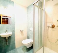 Koliba: Prenájom 4i, lux. bytu,terasa, BAZÉN/eng.text inside - Kúpeľňa s toaletou, sprchovacím kútom a umývadlom v 4-izbovom byte.