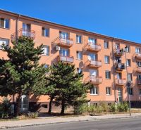 3,5-izb. byt 82 m2 | Drieňová ul.Štrkovec | komplet rek. - Bytový dom na ulici Drieňová v Bratislave - Ružinove so stromami popri chodníku.